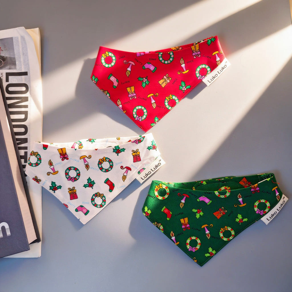 Avery – Christmas Bandana for Dogs | Holiday Style