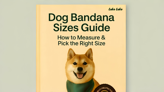 Dog Bandana Size Guide: Measure & Find the Perfect Fit