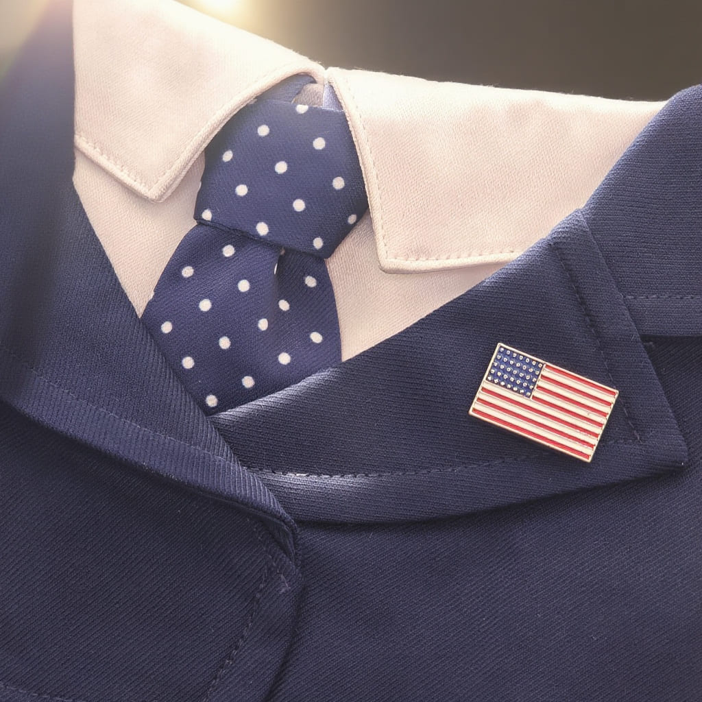 President – Red & Blue Tie Dog Suit | Formal Style