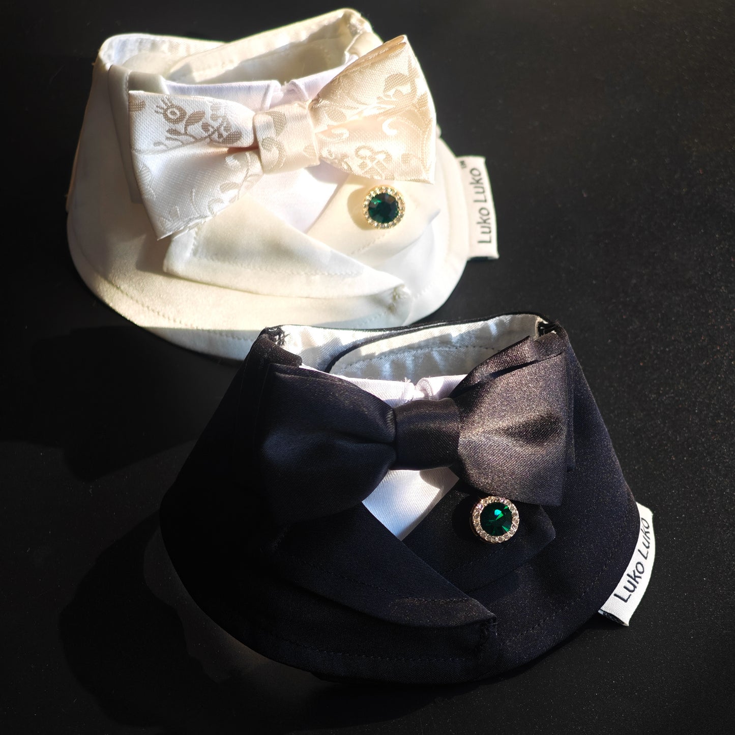 Evergem – Green Round Gem Brooch for Dogs | Classic Everyday Sparkle