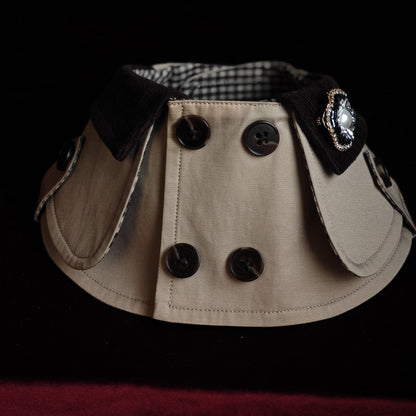 Edward – Handmade British Trench Coat One-Piece for Dogs