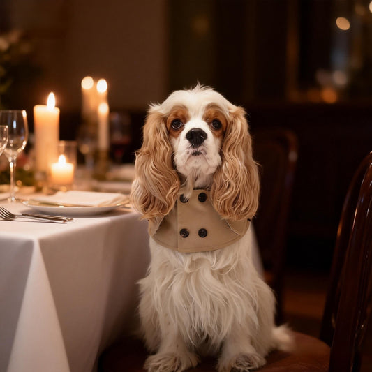 Edward – Handmade British Trench Coat One-Piece for Dogs