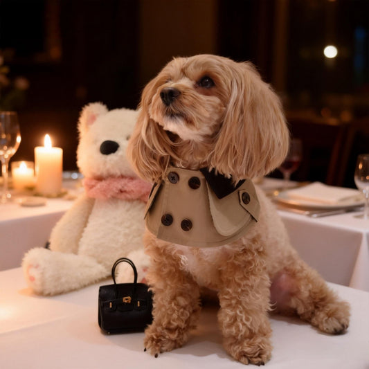 Edward – Handmade British Trench Coat One-Piece for Dogs