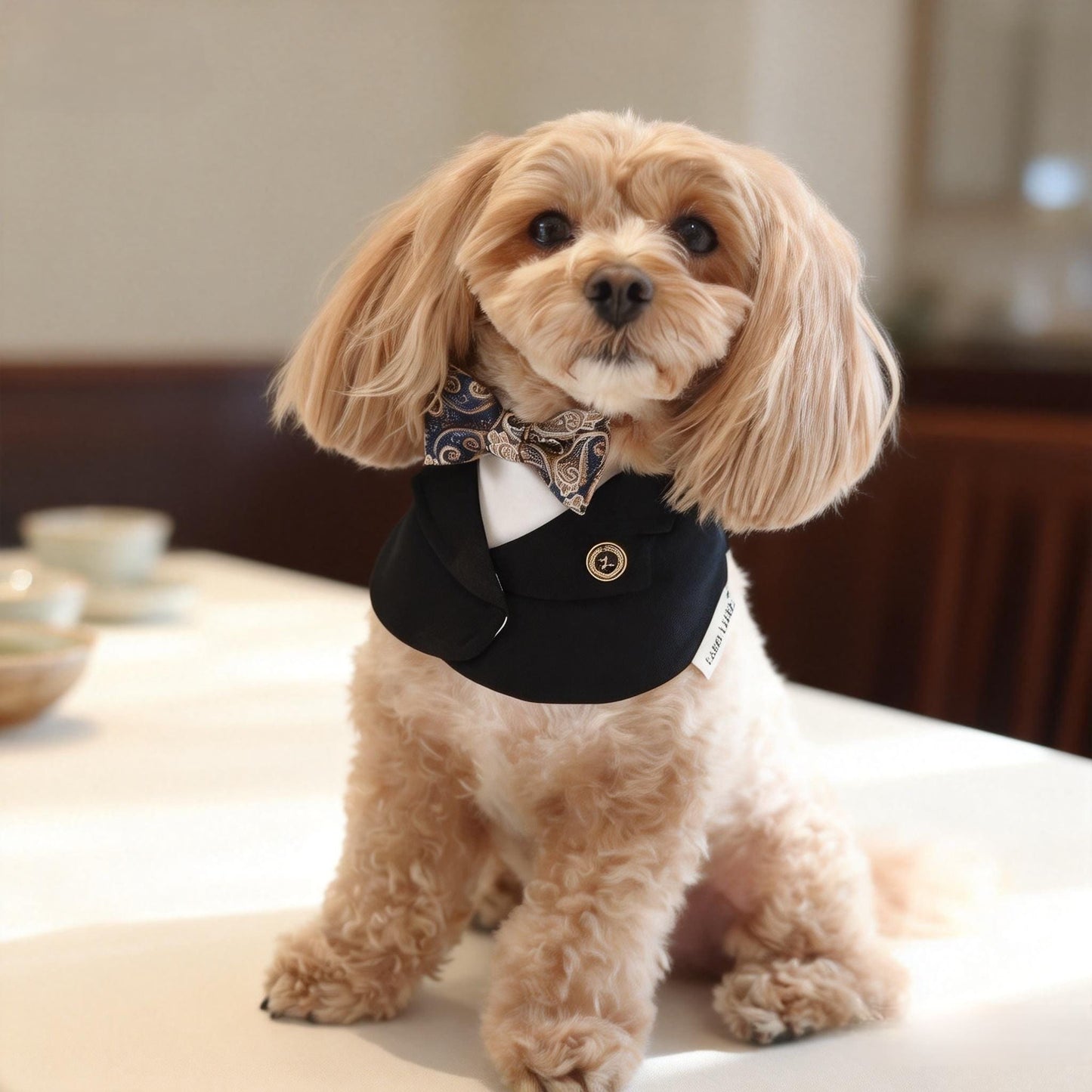 Oxford – Bowtie Suit for Dogs  | Elegant Formal Pet Outfit