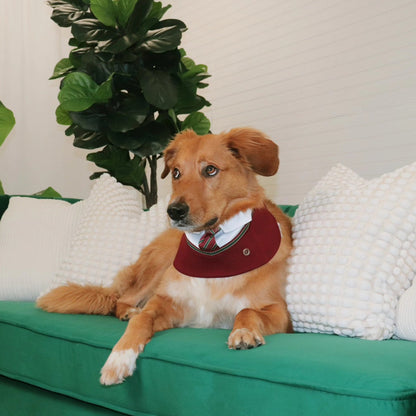 Ivy – Red & Green Preppy Dog Bandana | Stylish Occasion Wear