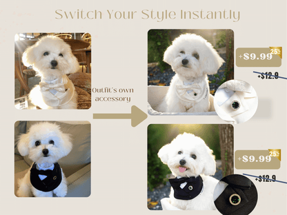 Oxford – Bowtie Suit for Dogs  | Elegant Formal Pet Outfit