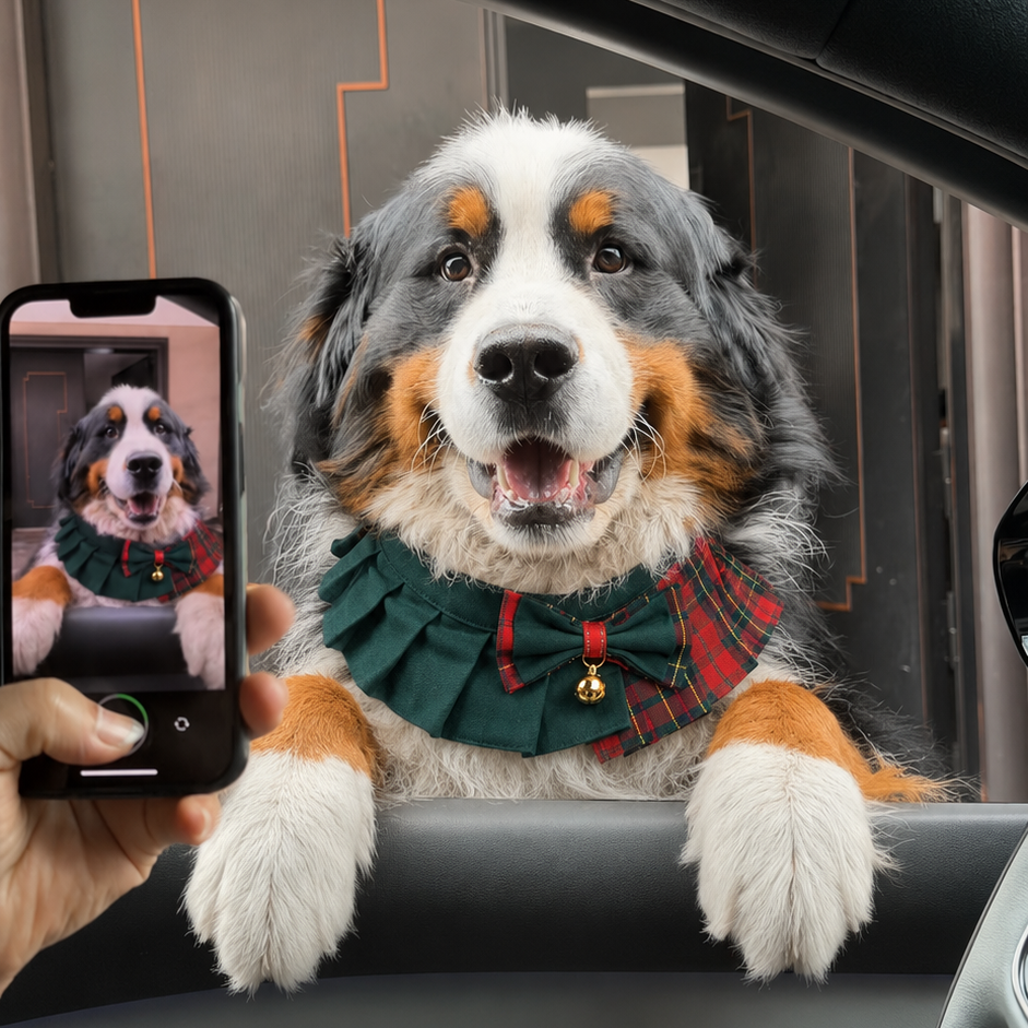 Noelle – Red & Green Plaid Dog Dress | Christmas Holiday Style