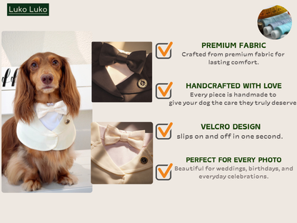 Oxford – Bowtie Suit for Dogs  | Elegant Formal Pet Outfit