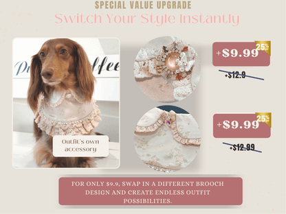 Ella –  Pink Lace Dress for Pets | Soft, Elegant, Comfortable
