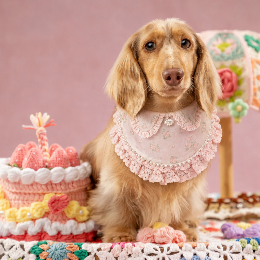 Ella –  Pink Lace Dress for Pets | Soft, Elegant, Comfortable