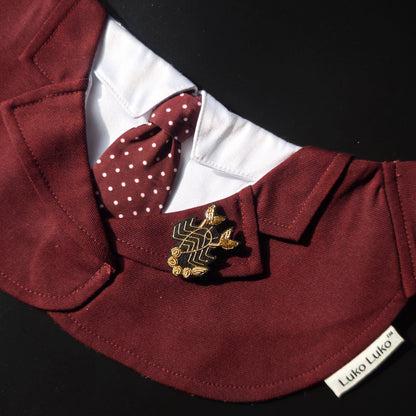 Vintage Zodiac Embroidered Brooch