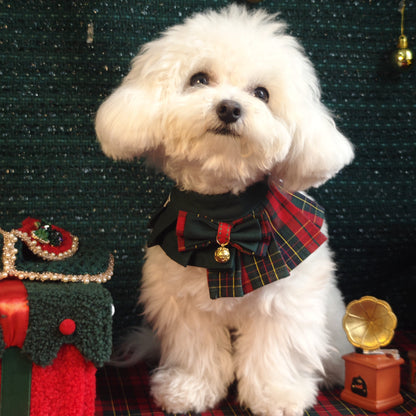 Noelle – Red & Green Plaid Dog Dress | Christmas Holiday Style