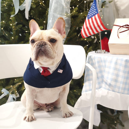 President – Red & Blue Tie Dog Suit | Formal Style