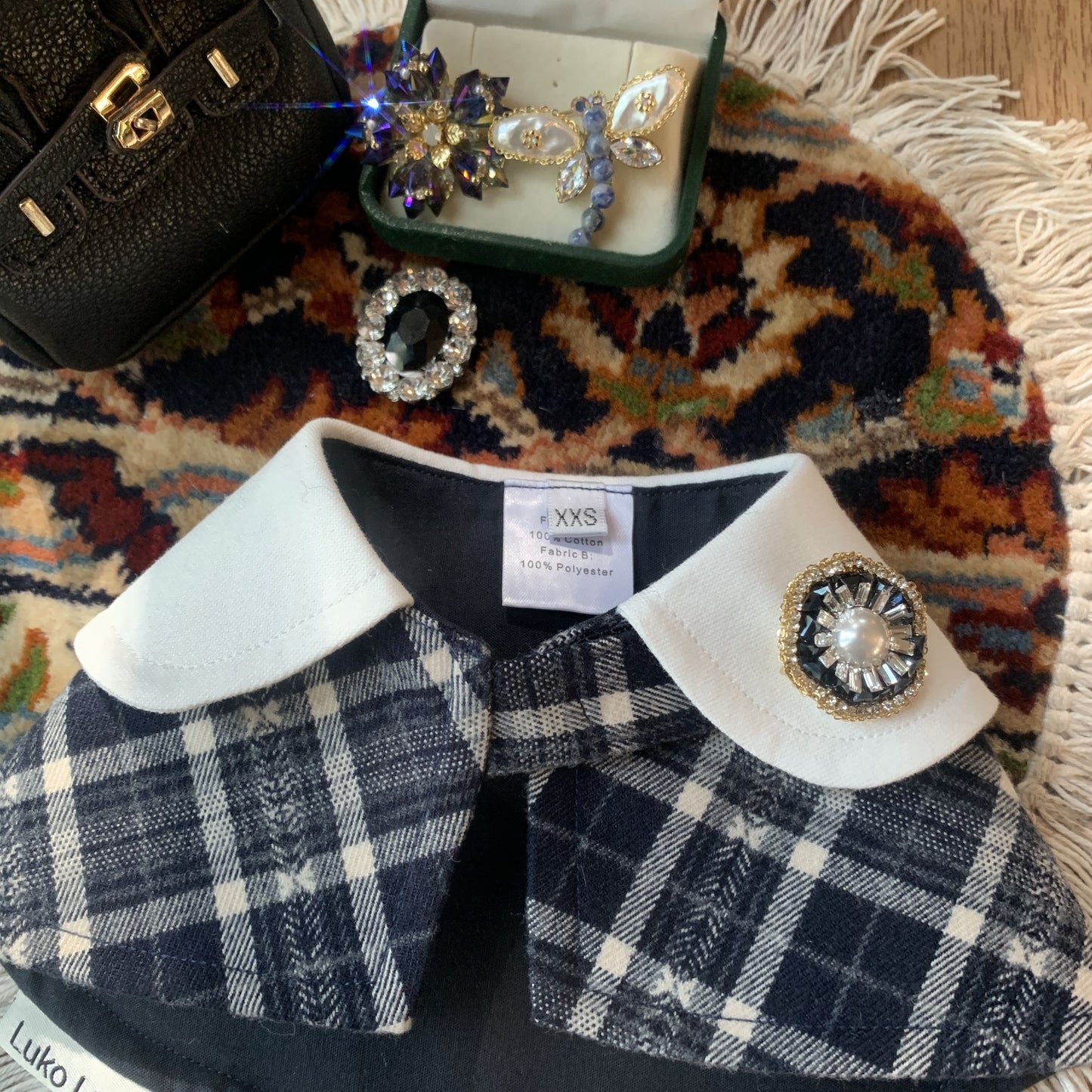 Sophie-French Elegance Cape Bandana with Optional Brooches
