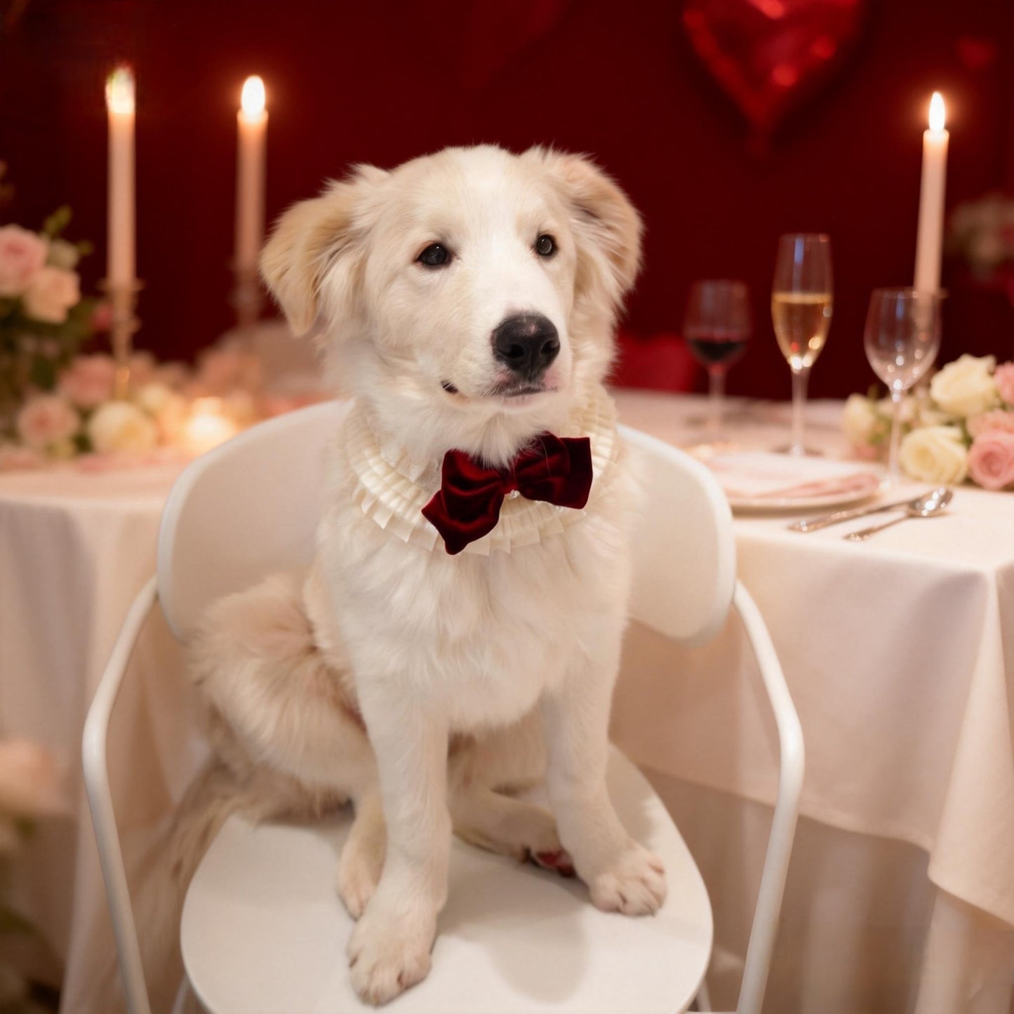 Barbara – Sweet Valentine Elegance Lace Collar with Bow Options