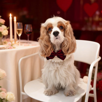 Barbara – Sweet Valentine Elegance Lace Collar with Bow Options