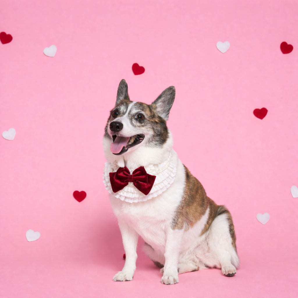 Barbara – Sweet Valentine Elegance Lace Collar with Bow Options