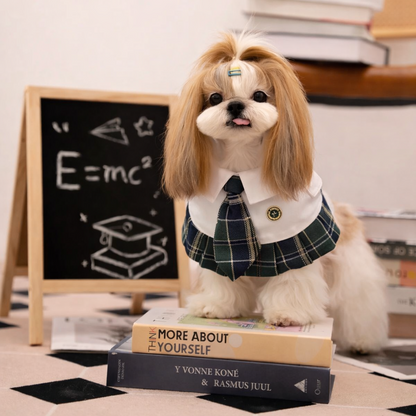 Emma – Schoolgirl Dog Outfit | Adorable Pet Uniform