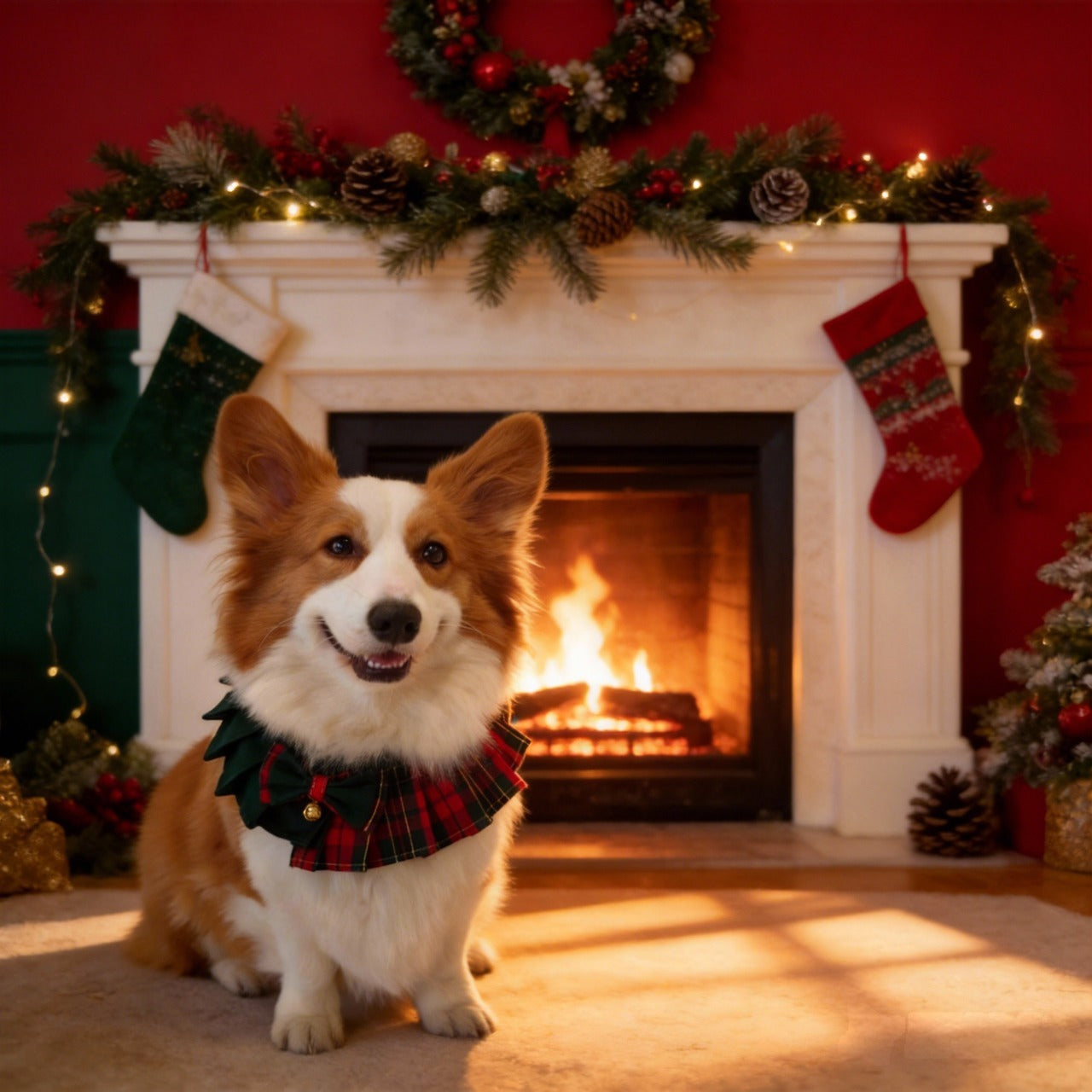 Noelle – Red & Green Plaid Dog Dress | Christmas Holiday Style