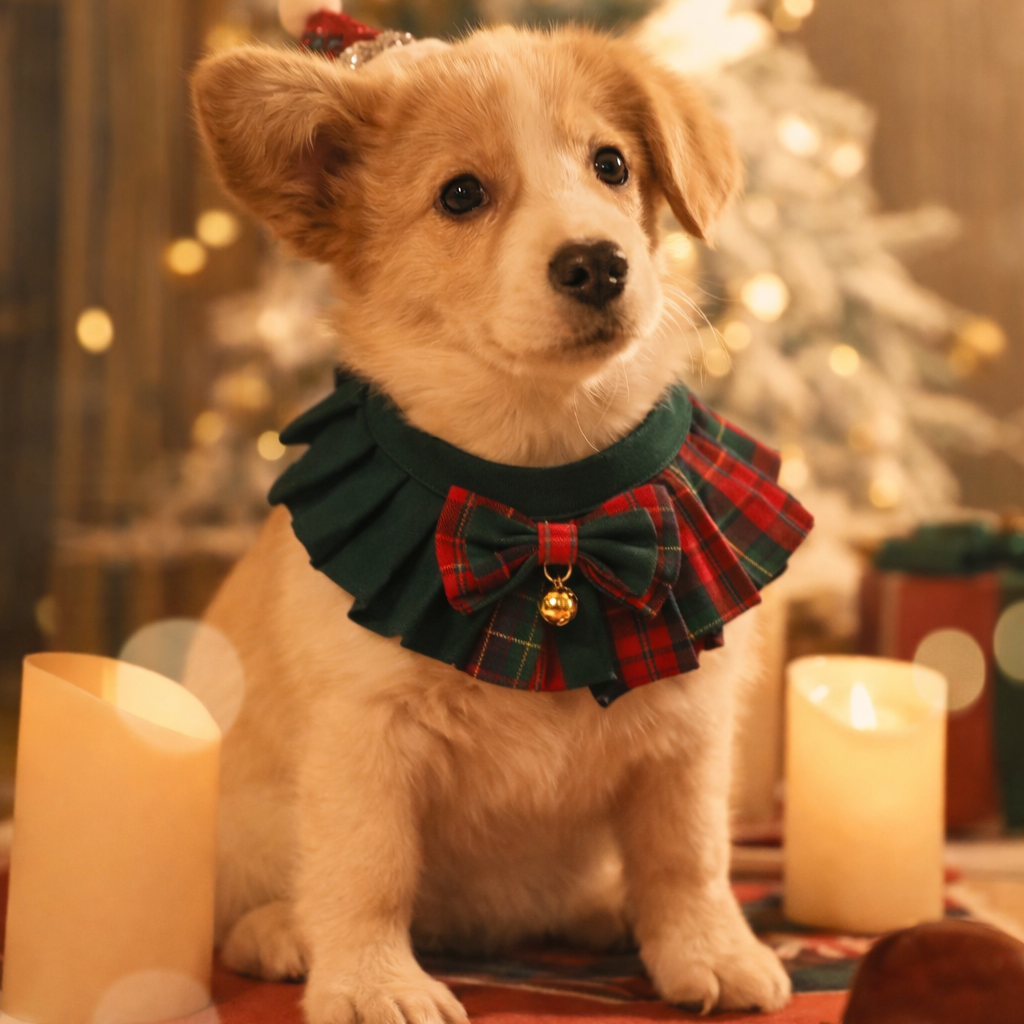 Noelle – Red & Green Plaid Dog Dress | Christmas Holiday Style