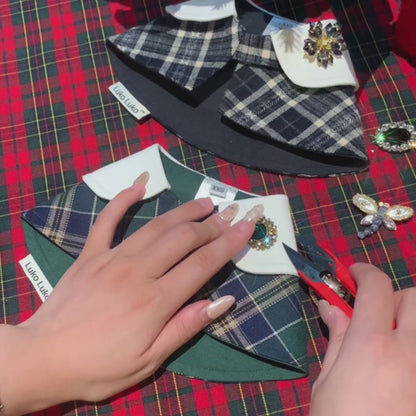 Emerald Veil – Handmade Crystal Flower Brooch | Refined Accent for Green Outfits