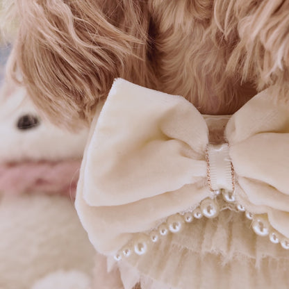 Barbara – Sweet Valentine Elegance Lace Collar with Bow Options