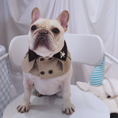 Edward – Handmade British Trench Coat One-Piece for Dogs