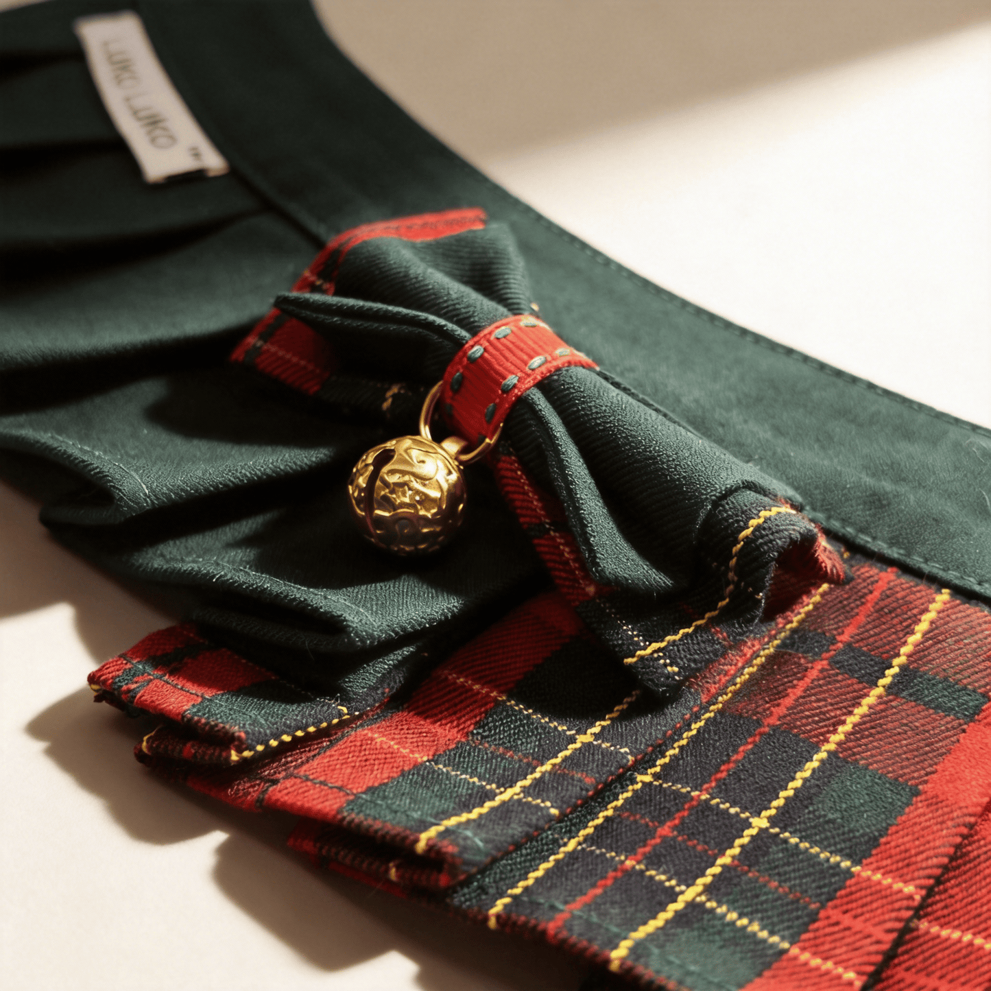 Noelle – Red & Green Plaid Dog Dress | Christmas Holiday Style